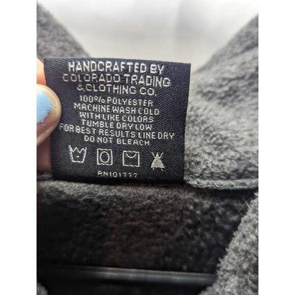 Sports Illustrated XL Fleece Jacket Mens Gray Full Zip Long Sleeve Soft - Picture 9 of 15